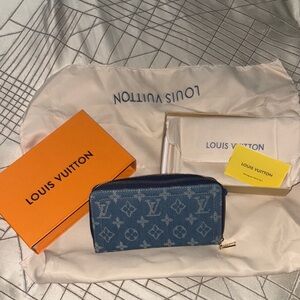Louis Vuitton Blue Monogram Wallet